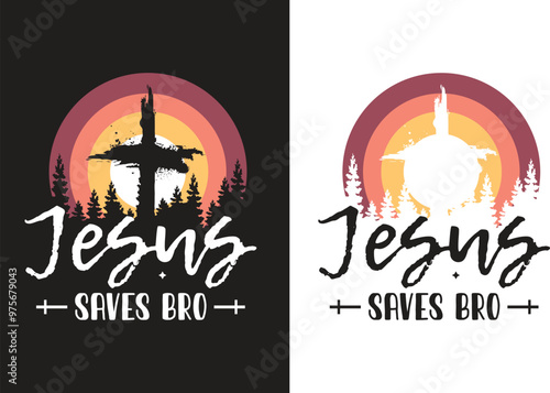 Jesus Christain Typography Trendy Design