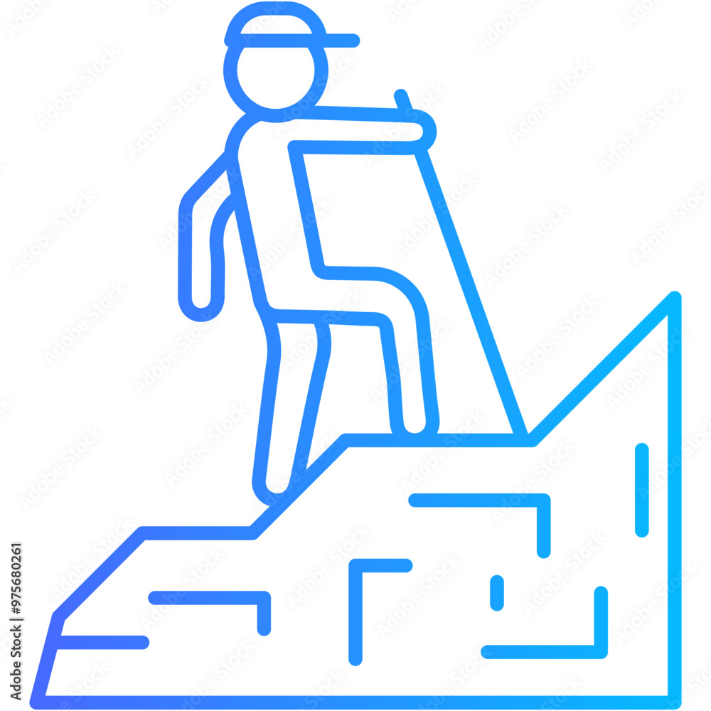 Hiking Icon Hiking Icon