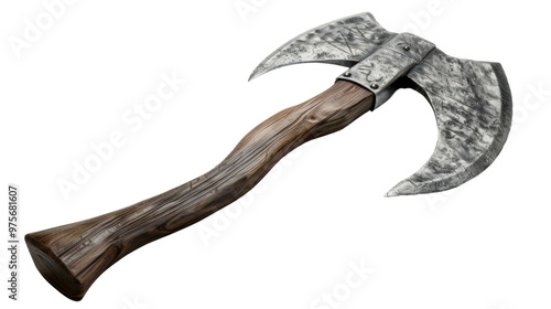 Axe on transparent background