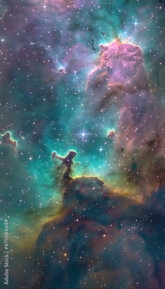 Fototapeta premium Galaxy Nebula Space