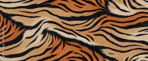 texture of tiger fur background