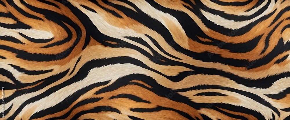 texture of tiger fur background