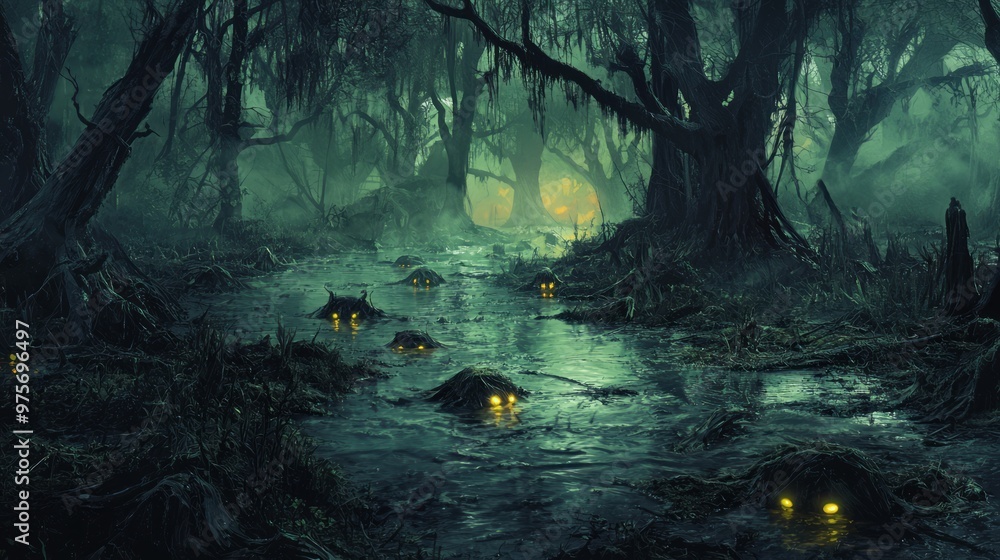 Mysterious Swamp of Glowing Eyes - A Haunting Encounter with the Unknown Mysterious Swamp of Glowing Eyes - A Haunting Encounter with the Unknown