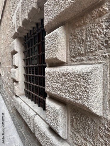 stone wall and window