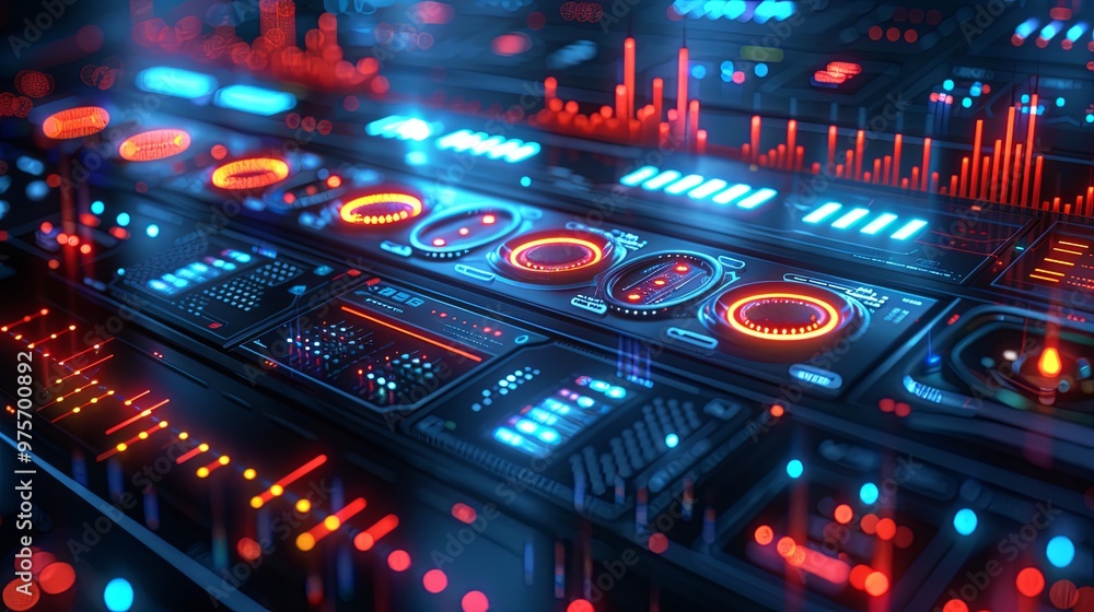 3d render of concept data visualization, collection, processing, and analysis information 3d render of concept data visualization, collection, processing, and analysis information