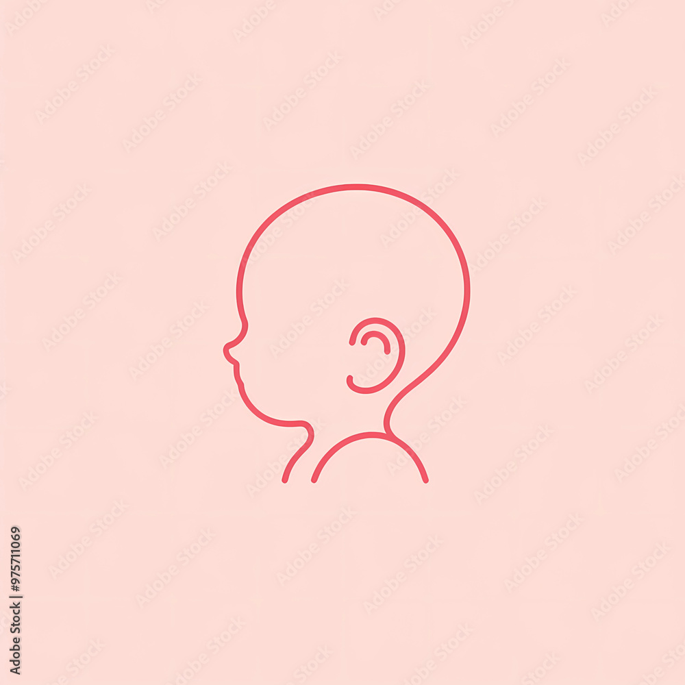 Baby icon logo Baby icon logo
