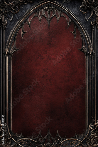 Ornate Gothic Frame Background