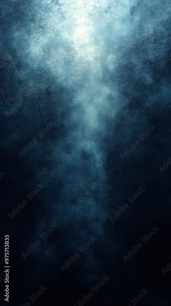Dark, mysterious, and textured background with a gradient of blue shades, creating an ethereal atmosphere Dark, mysterious, and textured background with a gradient of blue shades, creating an ethereal atmosphere