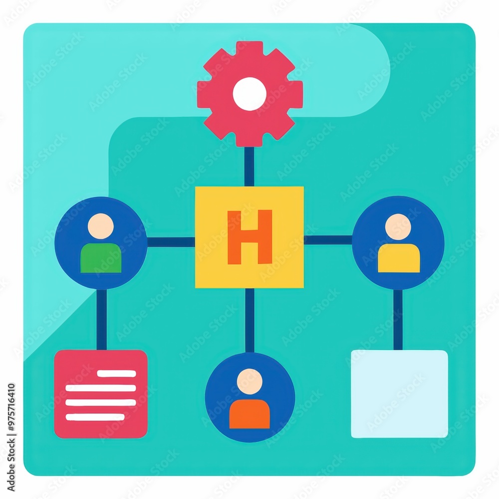 Teamwork Collaboration Network Business Concept Illustration Teamwork Collaboration Network Business Concept Illustration