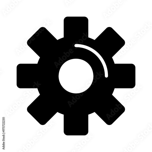Settings icon with additional gears symbol
