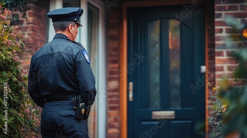 The police are at the doorstep.