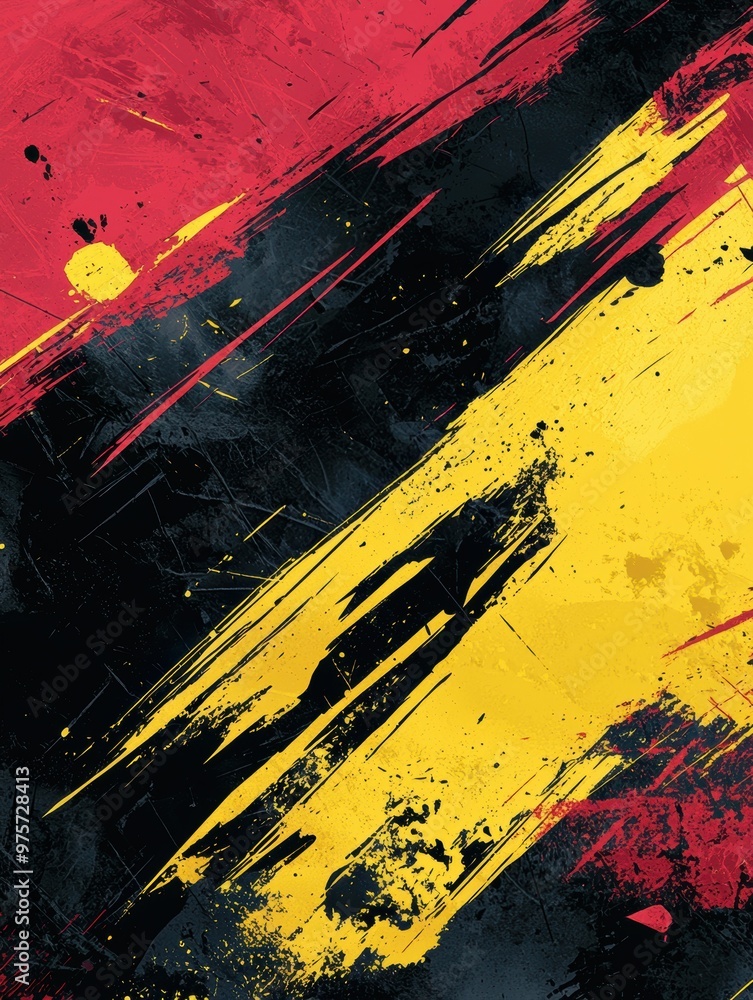 Vibrant collage of painted textures, street symbols, and digital typography, creating a modern urban brand identity Vibrant collage of painted textures, street symbols, and digital typography, creating a modern urban brand identity