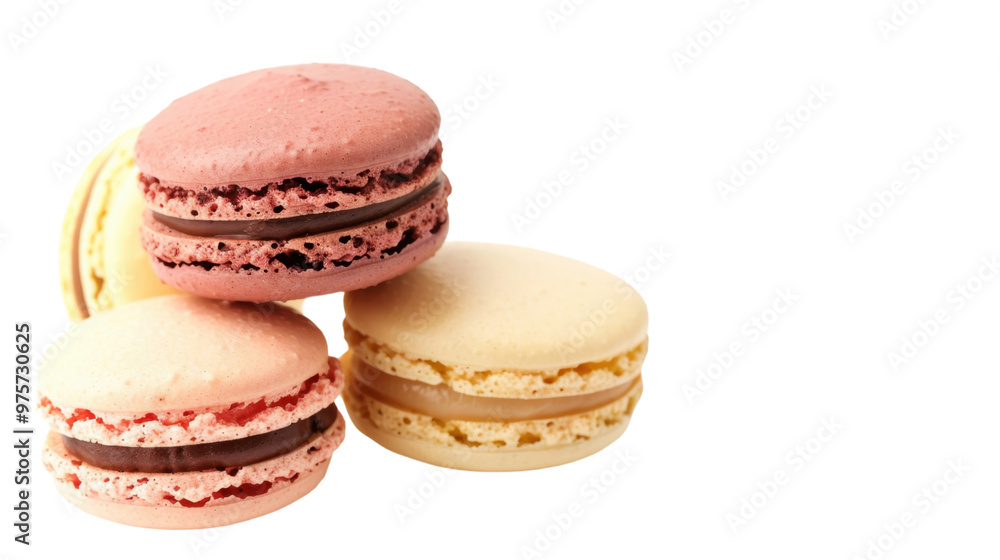 French macaroon on transparent background French macaroon on transparent background