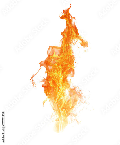 fire gas flame isolated on white or transparent png