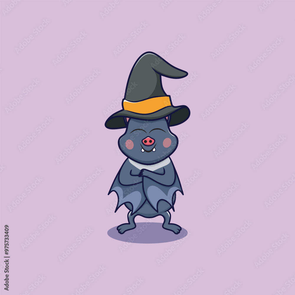 Halloween bat character. Illustration for Halloween decorations. Simple vector with cute animal from different side. Cartoon flat vector isolated on colorful background. Halloween bat character. Illustration for Halloween decorations. Simple vector with cute animal from different side. Cartoon flat vector isolated on colorful background.