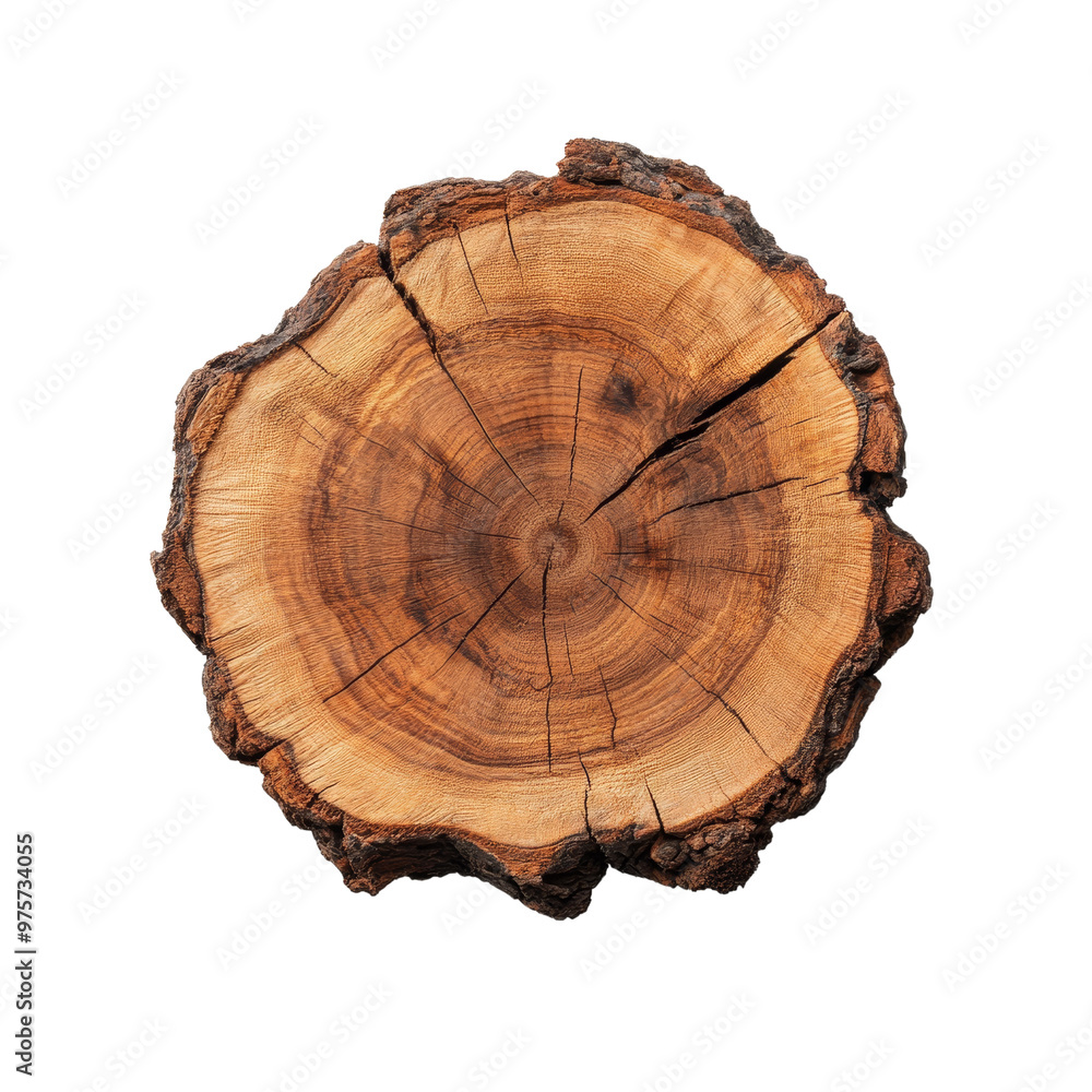 Obraz premium Tree trunk cross-section