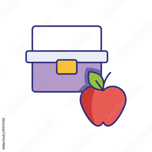 Lunchbox  vector icon