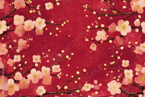 Elegant Plum Blossom Harmony