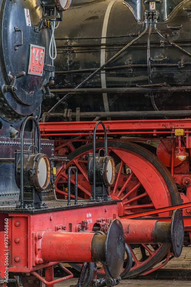 Fototapeta premium Historische Eisenbahn im Ruhrgebiet