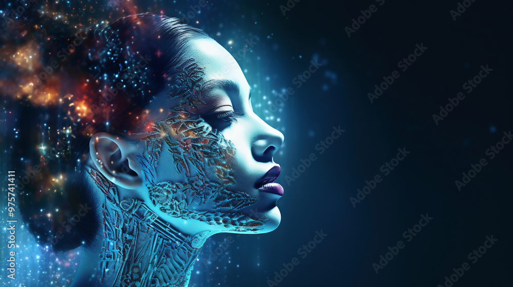 仮想空間女性八Generative AI 仮想空間女性八Generative AI