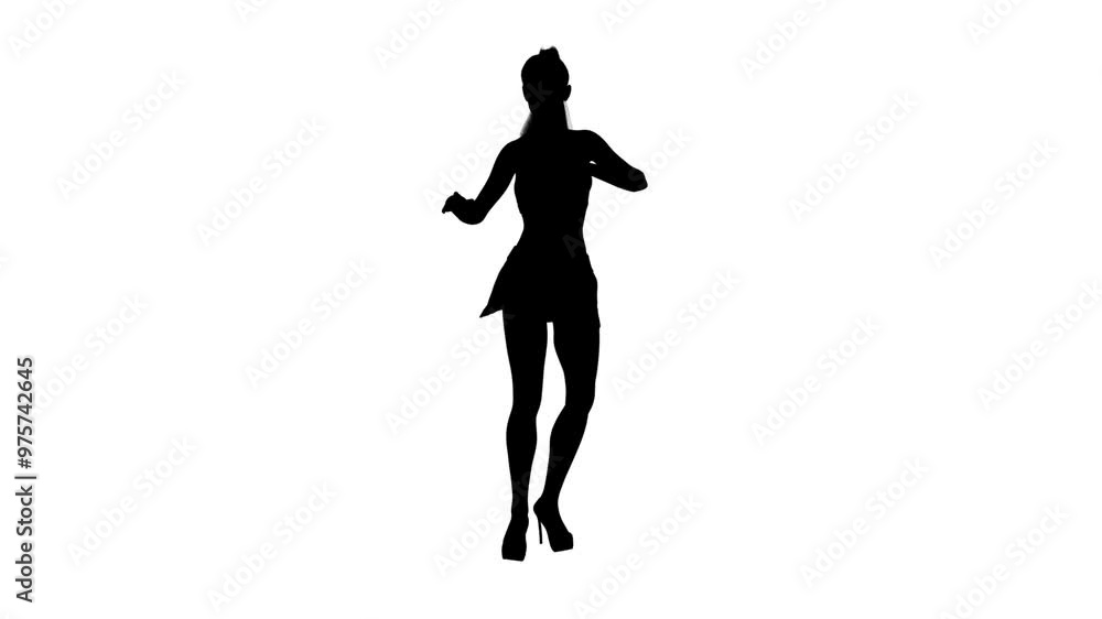 3D render : a female character is perform rumba dance with high-heels
3D render : a female character is perform rumba dance with high-heels