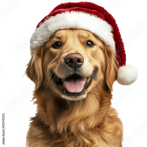 Festive Golden Retriever