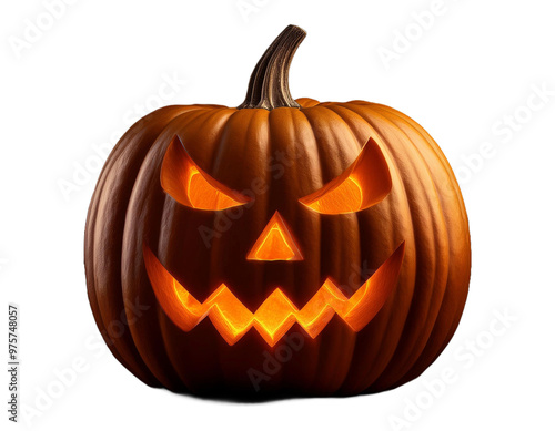 A scary pumpkin for Halloween