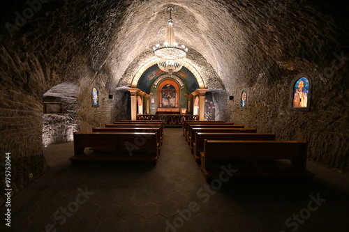 Εκτύπωση καμβά Underground church in a salt mine in Poland.