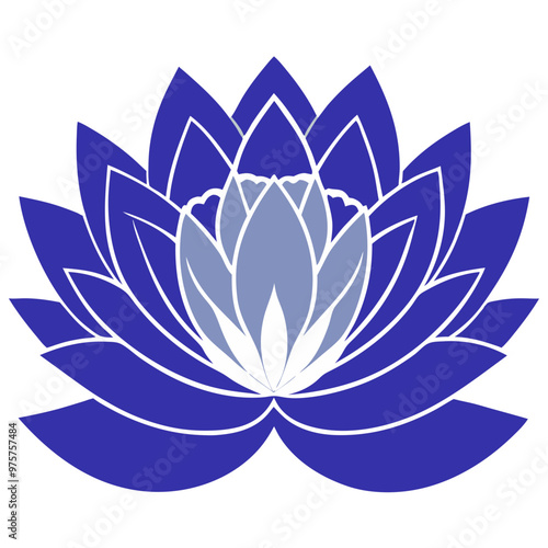 Diwali Rangoli Lotus Design on White Background