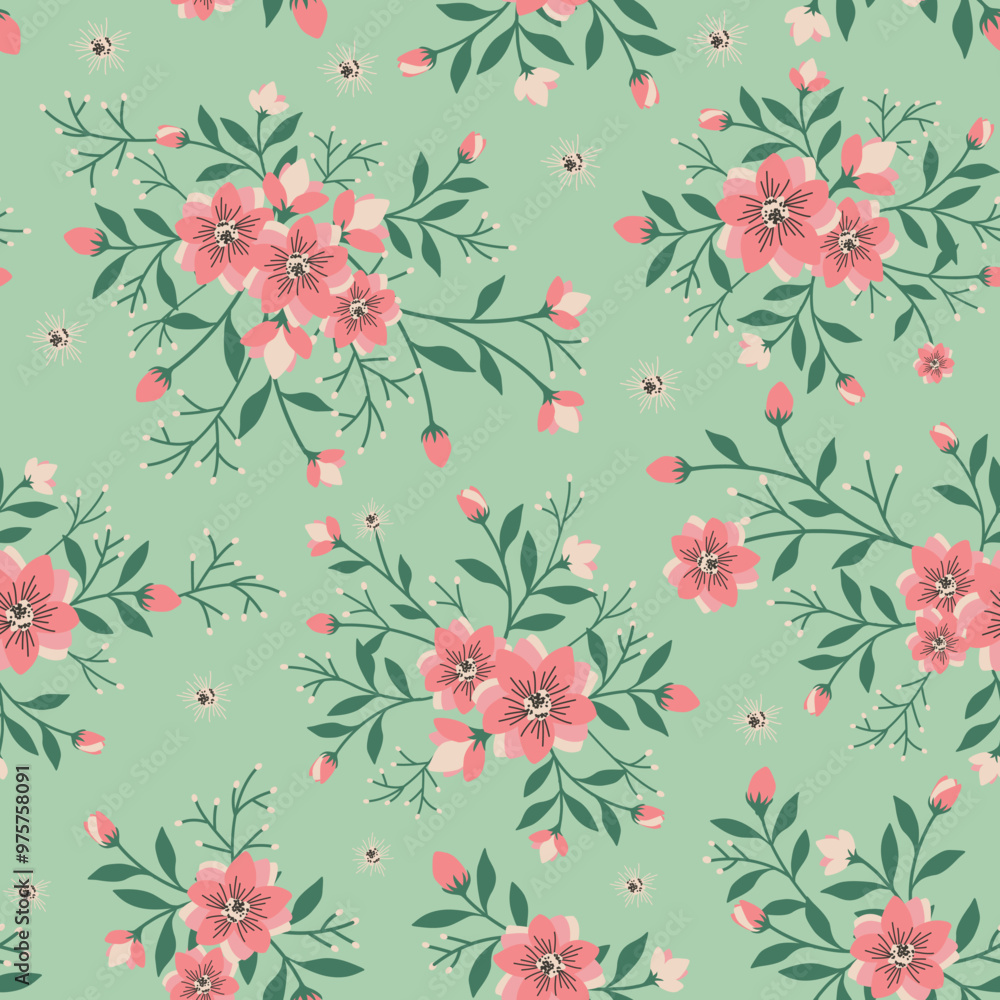 seamless floral pattern and illustration with flowers wallpaper and this is a vectors design for textile,texture,decor,printable,fabric design seamless floral pattern and illustration with flowers wallpaper and this is a vectors design for textile,texture,decor,printable,fabric design