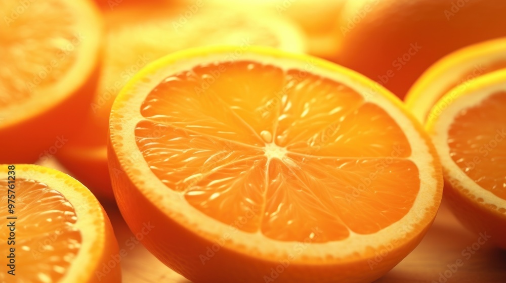 Close Up of Orange Slices Close Up of Orange Slices
