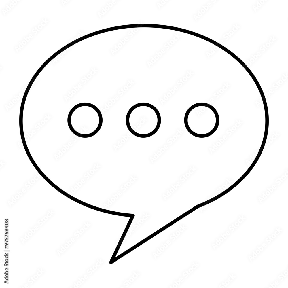 Comment Line Icon. Contact Icon Editable Stroke Vector Illustration
Comment Line Icon. Contact Icon Editable Stroke Vector Illustration
