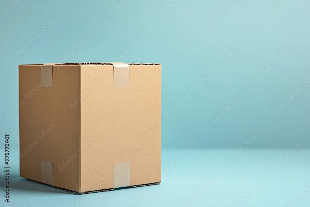 Brown Carton Cardboard box, mock up, Brown Carton Cardboard box, mock up,