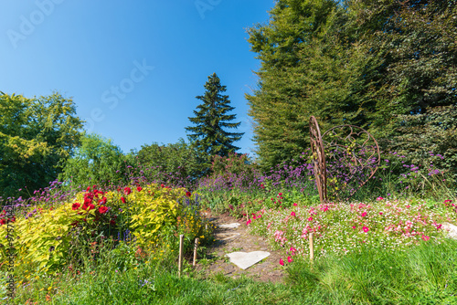 Fotografie Le parc public Suzanne Lenglen à Paris, France