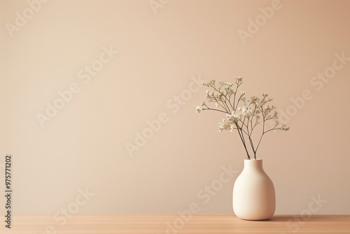 Wallpaper Mural Vase on a neutral background Torontodigital.ca