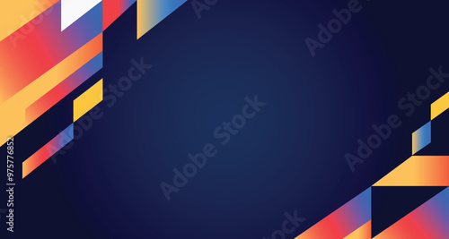 Abstract Zap Lightning Bolt Excitement Modern Gradient Background