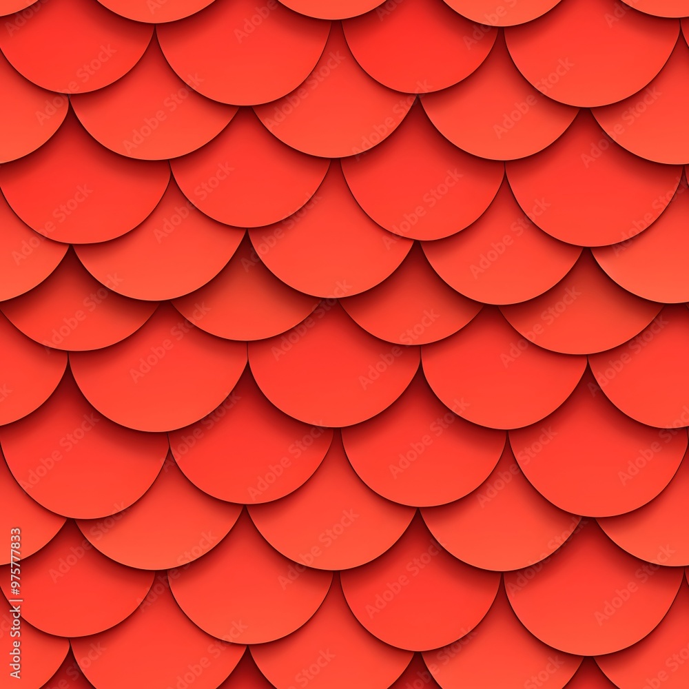 Red scales seamless pattern abstract background. Design for wallpaper, textile. 3D render illustration. Dragon scales and asian culture concept. Snake scaly skin. Symbol of Chinese New Year Red scales seamless pattern abstract background. Design for wallpaper, textile. 3D render illustration. Dragon scales and asian culture concept. Snake scaly skin. Symbol of Chinese New Year