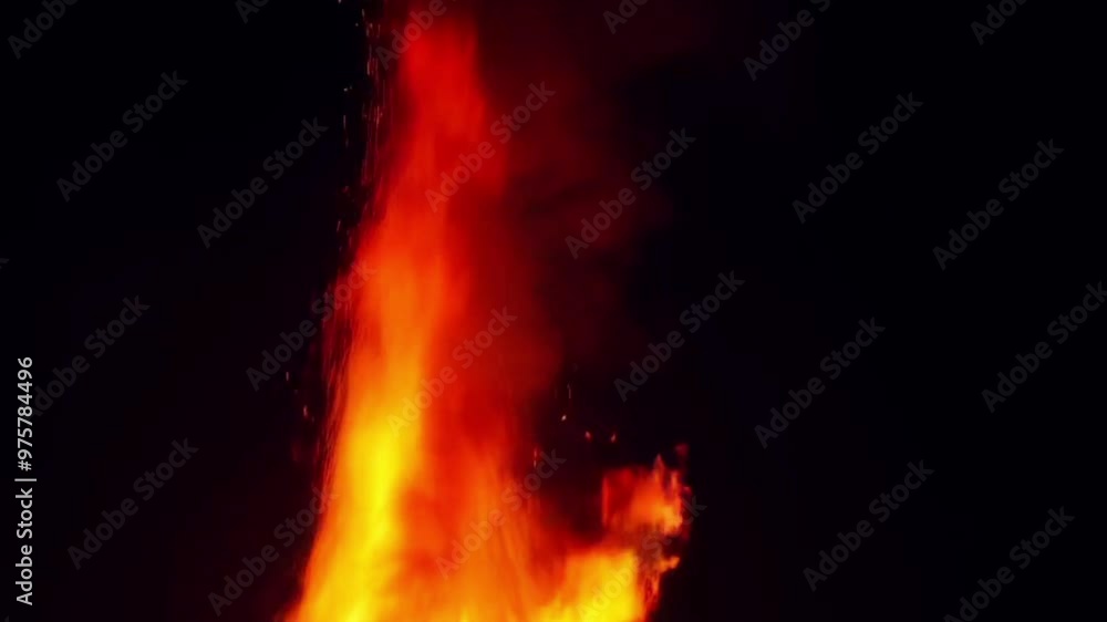 fire in the night, flickering firelight in the dark, blazing campfire with intense flames fire in the night, flickering firelight in the dark, blazing campfire with intense flames
