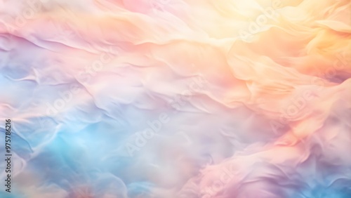 Multicolored pastel abstract background.Gentle tones paper texture. Light gradient. The color is soft and romantic. Abstract watercolor background in shades of apricot, pastel pink, orange, and yellow