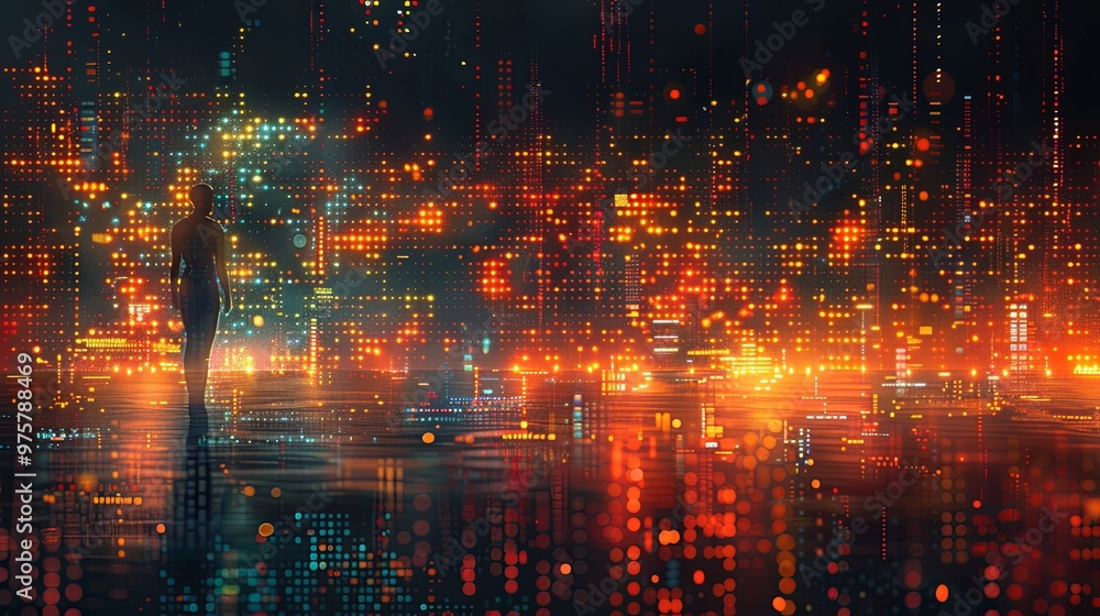 Obraz premium Fondo tecnologicos y científicos Ingeniería informatica y concepto de cadena de bloques. Big data y comunicacion. Internet y analisis de datos en la web. Trabajo en equipo y programacion