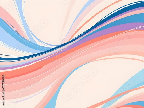 Abstract Colorful Swirling Background