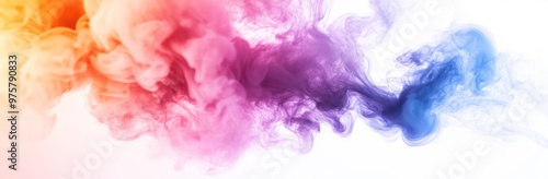 Abstract Colorful Smoke