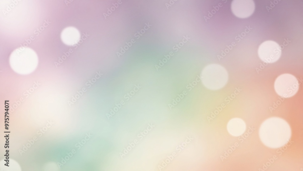 Soft pastel abstract background with bokeh effect, circular light spots, dreamy colors, pink, purple, green, blue, yellow, light diffusion, ethereal, generative ai Soft pastel abstract background with bokeh effect, circular light spots, dreamy colors, pink, purple, green, blue, yellow, light diffusion, ethereal, generative ai