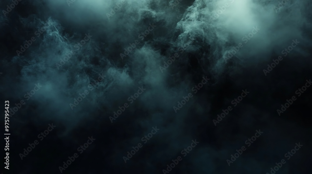 Ethereal Smoke and Light Creating a Mysterious Atmosphere Ethereal Smoke and Light Creating a Mysterious Atmosphere