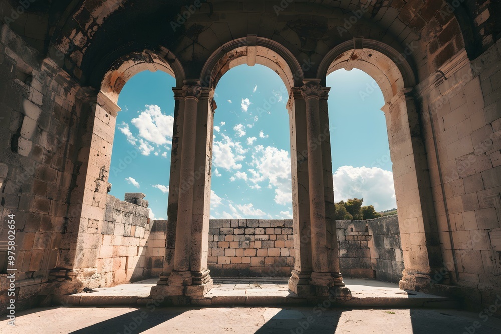 Three Arches of an Ancient Building Three Arches of an Ancient Building