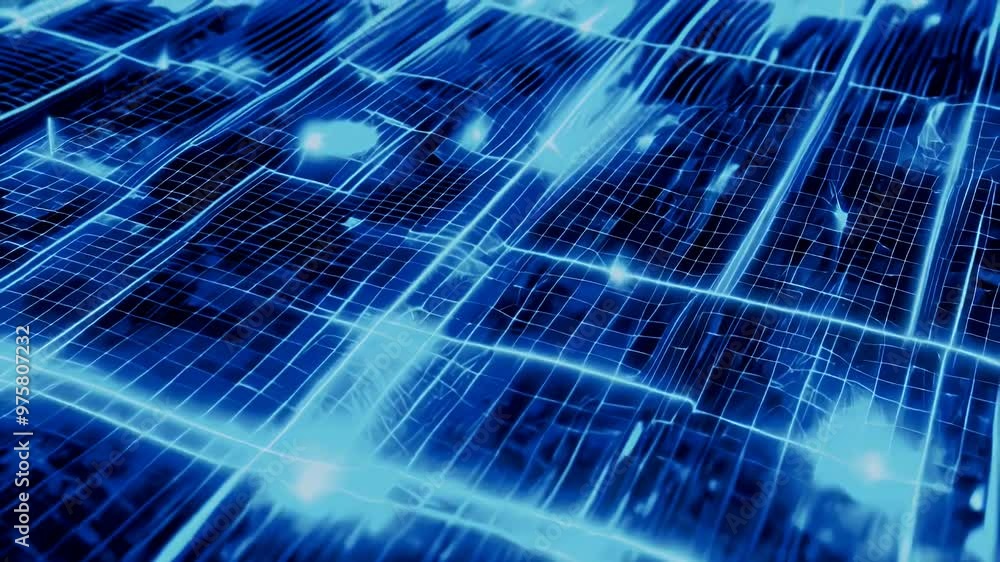 A digital grid with glowing blue lines, representing technology and connectivity. A digital grid with glowing blue lines, representing technology and connectivity.