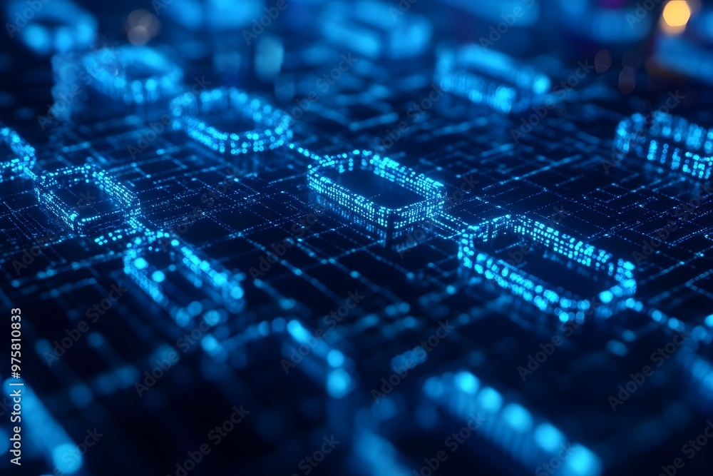 Blockchain concept with interconnected nodes and secure transactions, abstract digital background Blockchain concept with interconnected nodes and secure transactions, abstract digital background