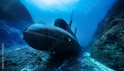 Wallpaper Mural sunken submarine wreckage Torontodigital.ca