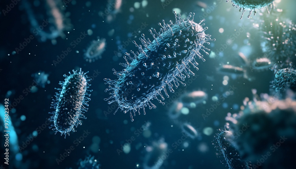 Intricate Bacterial Structure Enhanced by Nanotechnology Exploration in Microbial Life Intricate Bacterial Structure Enhanced by Nanotechnology Exploration in Microbial Life