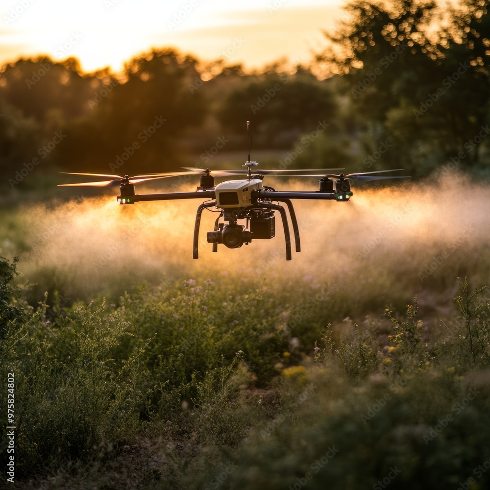 Here are 20 stock photo prompts related to drones spraying chemicals Here are 20 stock photo prompts related to drones spraying chemicals